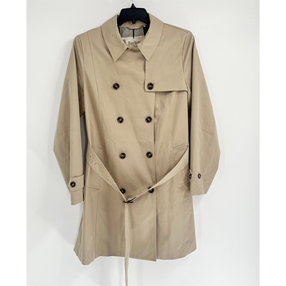 Barbour Jackets & Blazers - Barbour Greta Showerproof Trench Coat
Size 12 NEW!